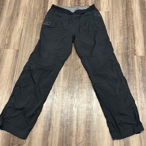Men’s Black Lululemon Drawstring Workout Pants
